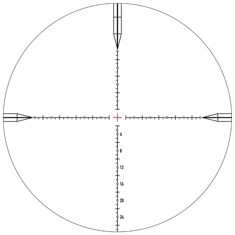 Element Optics Titan 5-25x56 FFP, EHR-1C MOA Reticle