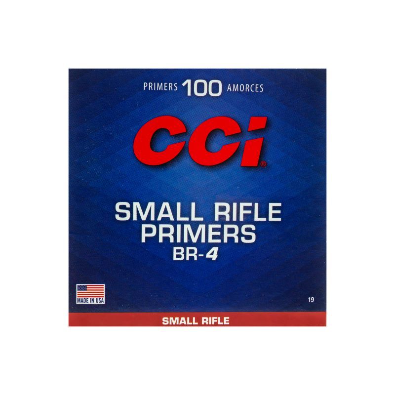 CCI BR4 Small Rifle Primers (100) | Patriot Outdoors | Shop Airguns and  Accessories Online