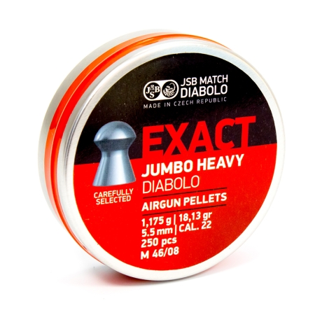 JSB Exact Jumbo Heavy | .22 Cal | 18.13g Domed