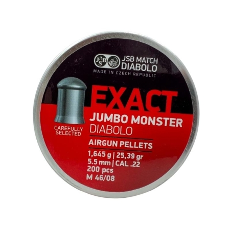 JSB Exact Jumbo Monster Pellet | .22 Cal | 25.39gr