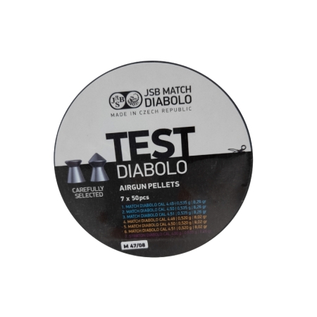 JSB Match Diabolo Test Set Pellets | .177/4.9-4.51mm (350)