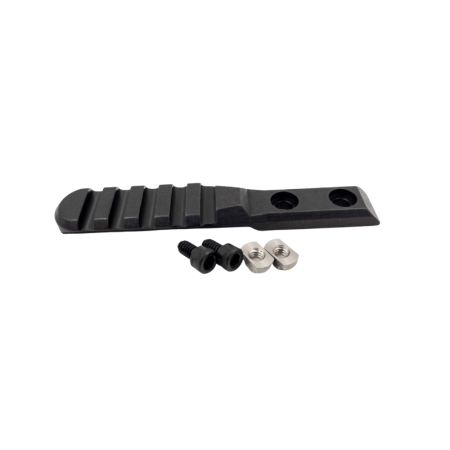 Ergo Air Picatinny 5- slot Extended LOK Aliminum UMP Rail (2 mounting holes) Black