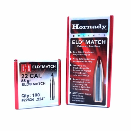 Hornady Bullets P224 88gr ELD-Match (100)