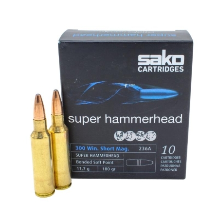 Sako Ammo 300 WSM | Super Hammerhead | Bonded SBT | 180 SP (10)
